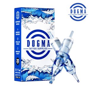 DOGMA 20pcs RL/RM 0.3/0.35mm Tattoo Needles Cartridges New Disposable Safety Sterilized Needles Tattoo Accessories