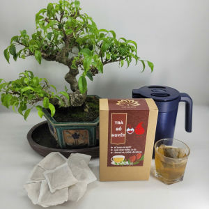 Trà Bổ Huyết - Tuệ Quang - Giảm Hoa Mắt Chóng Mặt  Thiếu Máu Não Giảm Stress Cải Thiện Sức Khỏe - Hộp 50 Túi Lọc