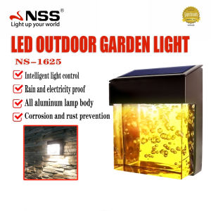 NSS LED Outdoor Garden Light Solar Powered Landscape Yard Lawn Path Lamp Waterproof tube lights 2pcs