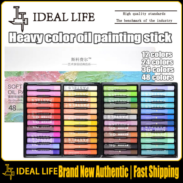 12/24/36/48 colors Oil pastel set Drawing Crayon Children's Oil Pastel ...