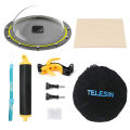 TELESIN Gopro Dome Port for GoPro Hero 8 Black, Underwater 6 inches GoPro Diving Dome Port with Waterproof Cover Case + Floating Bobber Handle + Trigger. 