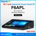 10.1"  F6APL Mini PC Touch Screen Tablet Pad Windows 10 4G 64G Pocket All-in-one PC Industrial POS system. 