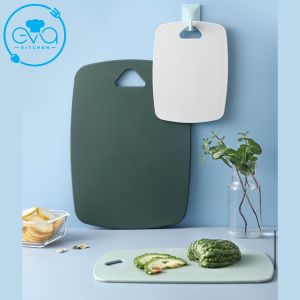 Bộ 3 Thớt Nhựa Kháng Khuẩn PP Màu Pastel Chống Trơn Trượt Chống Xước Gồm 3 Size Lớn Nhỏ Cao Cấp M3558