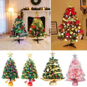 DIVATEN Multicolor Miniature Christmas Tree DIY Accessories 45/60cm Christmas Tree Ornament Creative Material Package Desktop Christmas Tree Desktop Display