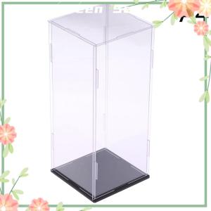 Green sea 1Pc Transparent Acrylic Display Box Storage Dustproof Protection Display Cabinet Box For Dolls Toys Collectibles 22 Sizes