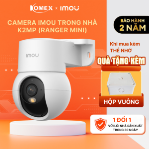 Camera Wifi IMOU Ranger Mini K2MP 3MPX Tích Hợp Chân Đế Có Màu Ban Đêm Thông Minh Đàm Thoại 2 chiều phát hiện chuyển động.