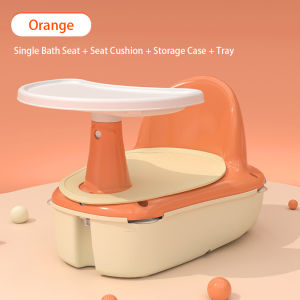 Orzbow Baby Bath Stool ChildrenS Dining Chair Bathing Chair Portable Baby Dining Table Multi-Functional Storage Trolley