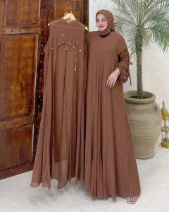Dress Terbaru / Elora Set Dress / Matt Cerutty Apk Payet / Dress Kondangan / Dress Lebaran / Gamis Viral / Dress /