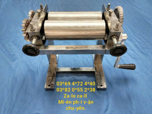 Mua máy cán mực cá bò khô quay tay