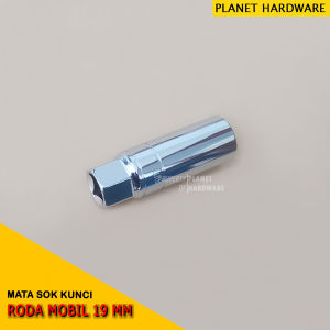 Mata Kunci Sok Shock 19/21 mm Tipis Untuk Membuka Mur Baut Roda Mobil Velg Racing