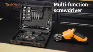 4.2V Mini Cordless Drill Set 3.5NM Folding Transform Electric Screwdriver 1300mAh Battery With LED Light
