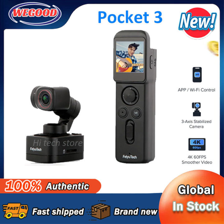 【Ready Shipping】FeiyuTech Feiyu Pocket 3 Cordless Detachable 3-Axis ...