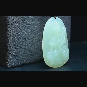 不动明王玉吊坠十二生肖菩萨八大守护神佛项链吊坠男女款转运饰品