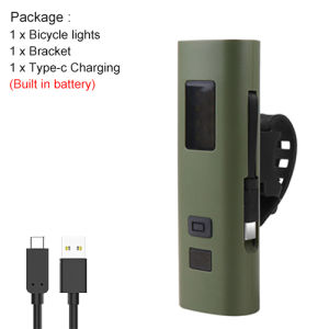 Asafee Z-818 LED Ultra Bright Bicycle Light Wide Range 6 Gears Easy Install Magnetic Bottom Lamp Built-in Battery Rechargeable Support Output IPX6 Waterproof Pen Clip Flashlight Easy Carrying Outdoor Daily Use