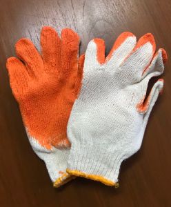 ถุงมือหน้าส้มกันบาด 1คู่