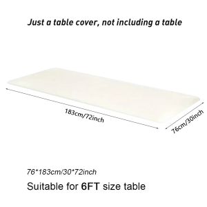 RANG 1Pcs Spandex Rectangular Tablecloth Stretch Elastic Fitted Patio Table Cover Universal Table Cloth For Home Parties Banquets Picnics Wedding Decorations