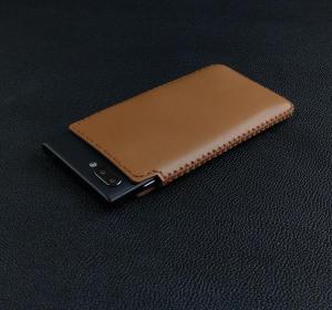 Bao Da Rút Blackberry Key2 Da Bò Trơn