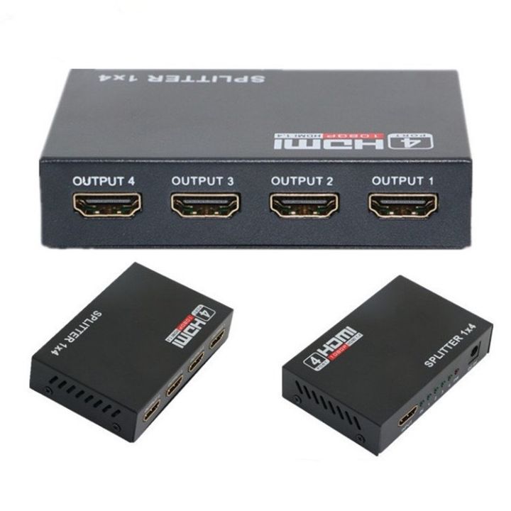 box hdmi HDMI SPLITTER 1:2 Port 1:4 Port (แยกสัญญาณ1ออก2 1ออก4) รุ่น ...
