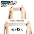 SPOSAFE 1 Roll Elastic Bandage for Ankle, Wrist, Arm, Leg Sprains Compression Bandage Wrap for Foot,Knee,Calf Pain Relief Sports Tape For Basketball,Volleyball,Football. 