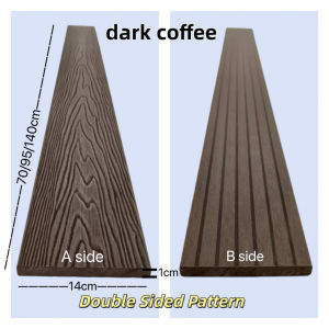 Fence Panel Courtyard Wood Plastic Composite WPC Outdoor Balcony Anti-Corrosion Outdoor