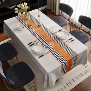 LemonUHouse Alas Meja PVC Waterproof 6 Seater - Tahan Minyak & Panas