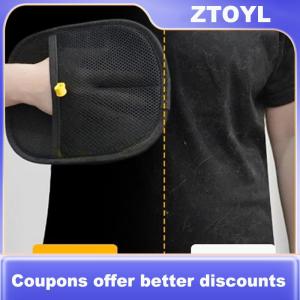【ZTOYL】 Pet Electrostatic Hair Removal Gloves Double-sided Pet Grooming Gloves Double-sided Bidirectional Brush Sticky Hair Artifact