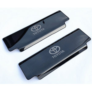 2pcs car Seat Rear Guards cover for toyota yaris cross 2023 2024 2025 HEV Seat Rear Stainless Steel Scuff Plate Edge