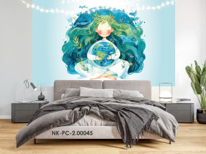 (Tặng đinh móc+keo dán) Tranh vải treo tường backdrop phong cảnhthiên nhiên thiết kế theo yêu cầu