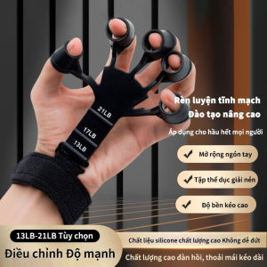 Dụng cụ tập cơ tay Gripow bằng silicone – Đồ tập cơ ngón tay cẳng tay phục hồi với 3 mức độ kháng lực