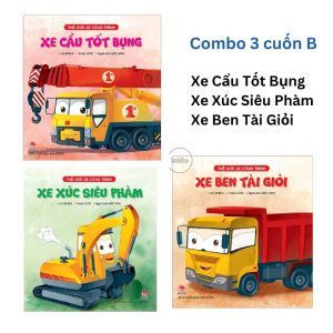 Sách Thế Giới Xe Công Trình - Cho Thiếu Nhi 2-6 Tuổi - Kim Đồng
