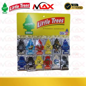 PINE TREE (LITTLE TREES) CAR FRESHENER WHOLE BOARD ASSORTED (1 whole set 60pcs)