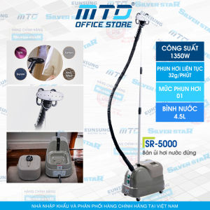 Bàn ủi hơi nước đứng công nghiệp SR-5000 SILVER STAR - Hàng chính hãng