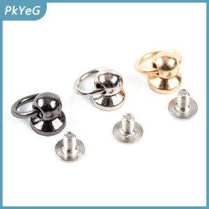 PkYeG 10 chiếc đinh tán vòng chữ O nút kim loại 8mm đinh tán đinh vít điện thoại túi thủ công