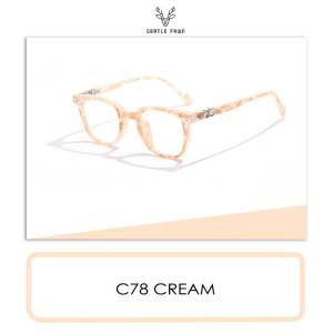 Gentle Fawn Kacamata Antiradiasi Blueray Kotak TR90 Fashion Pria dan Wanita Bisa Minus Antiradiasi Blueray Photocromic Bluecromic K 9124