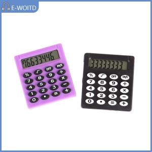 【E-WOITD】 เครื่องคิดเลขอิเล็กทรอนิกส์โรงเรียนขนาดเล็กสีลูกกวาดแบบมีลักษณะเฉพาะตัวเครื่องคิดเลขแบบสร้างสรรค์พกพาเครื่องเขียนบูติกเครื่องคิดเลขทรงสี่เหลี่ยมขนาดเล็ก