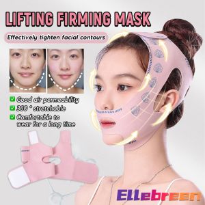 Ellebreen Lifting Firming Mask Lift Up Reduce Double Chin Wrinkle V Face 3D Breathable Belt
