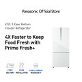 Panasonic Premium Bottom Freezer 2D Refrigerator with PrimeFresh+ NR-BX471WGWS. 