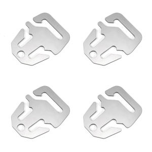 Stainless Tent Adjuster Wind Rope Buckle Tent Fastener Tent Wine Rope Tightener Camping Rope Buckle Tent Rope Tightener