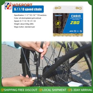 【HOSPORT】Cycling Parts Mountain Road Bike Chain 8/9/10/11 Variable Speed Bicycle Chains