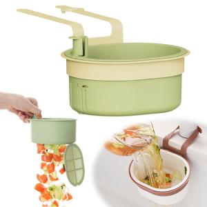 Detachable Sink Strainer Basket Kitchen Hanging Garbage Filter Multifunctional Sink Drain Storage Basket