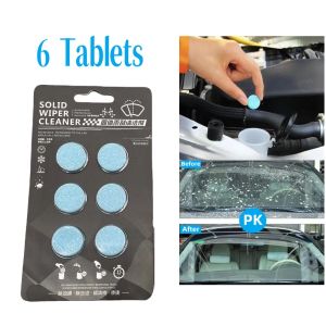 Car Solid Wiper Cleaner Tablets windshield glass cleaner wiper fluid glass concentrated cleaner tablets car glass care window cleaning effervescen kitchen glass car sticker remover water marks oil film cleaning dust tree gum pectin Bird droppings