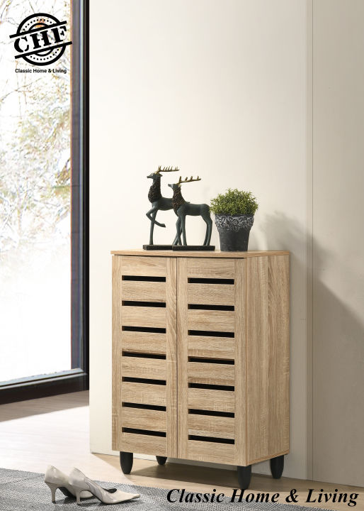 CHF TORI Shoe Cabinet Door With Tiers Multi Function Shoe