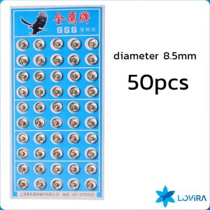 LoviRa Metal Snap Fasteners Press Button Black / Silver