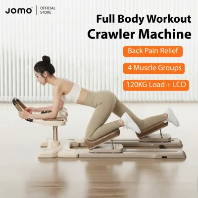 ✅2026 NEW✅ JOMO Adjustable Crawling Machine Spine Twist Stretch Trainer Full Body Fitness Home Abdominal Board