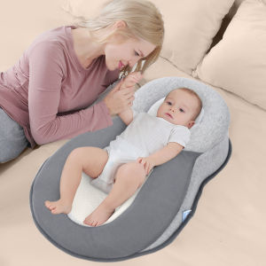 Baby Anti-Reflux Pillow Anti Spitting Slope Bed Bantal & Lying/Feeding Support Pillow