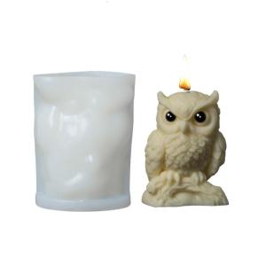 Owl Figurine Mold Mould Grade Silicone Mold for Handmade Projects Desktop Decoration Mould Tool