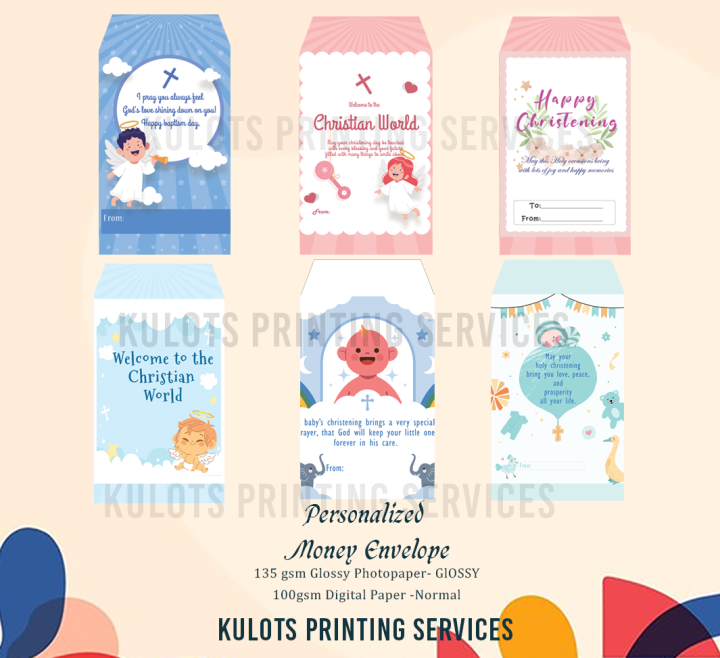 Baptism/Christening Money Envelope Angpao Lazada PH