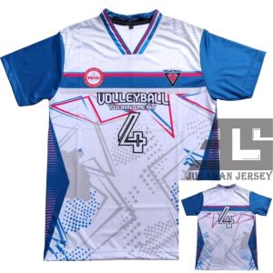 Atasan jersey bola voli pria wanita uniseks 47112 Fullprinting sublimation size M L XL XXL XXXL