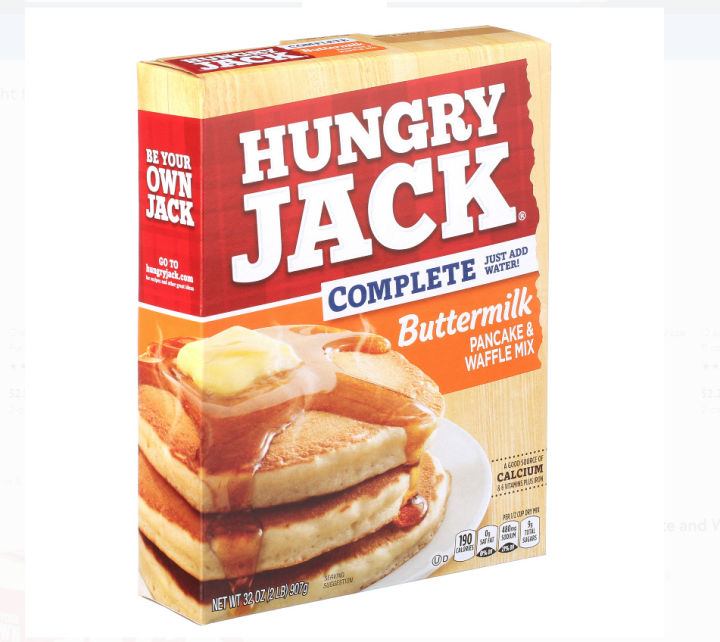 Hungry Jack Buttermilk Pancake Waffle Mix 32oz Lazada