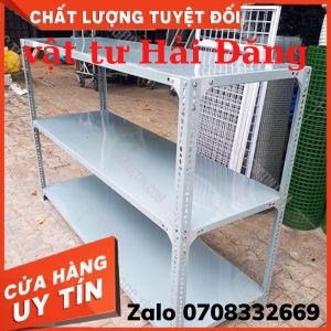 kệ sắt v lỗ 3 tầng (Rộng 40cm x dài 60cm x Cao 120-150cm)kệ sẳt lắp ghép đa năng